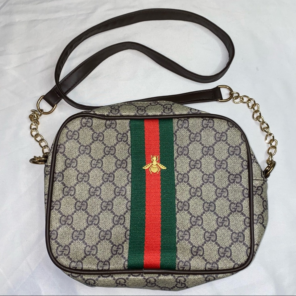 Gold Monogram Bag